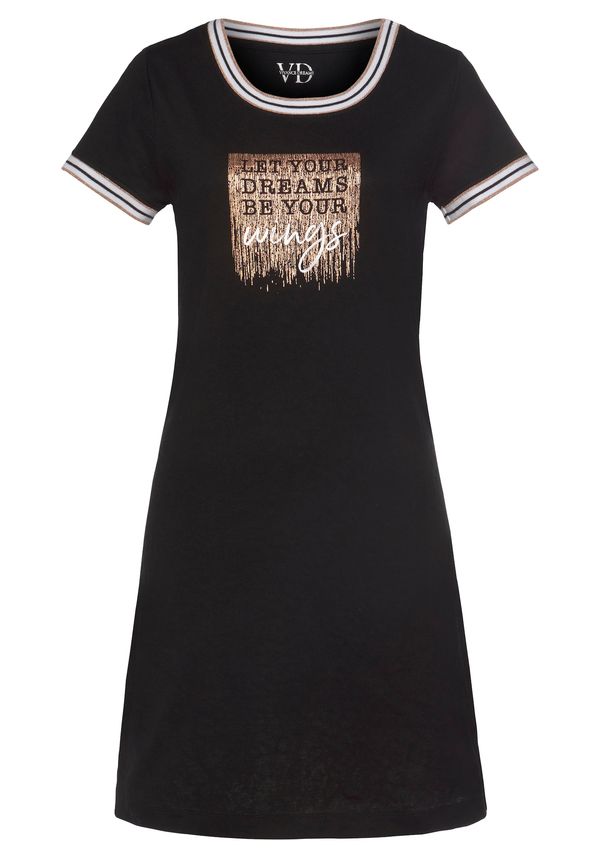 VIVANCE VIVANCE Нощница  злато / черно / бяло