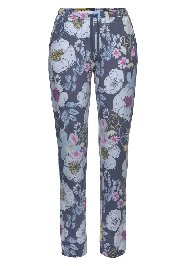 VIVANCE VIVANCE Панталон  гълъбово синьо / пастелно синьо / пъстро / еосин