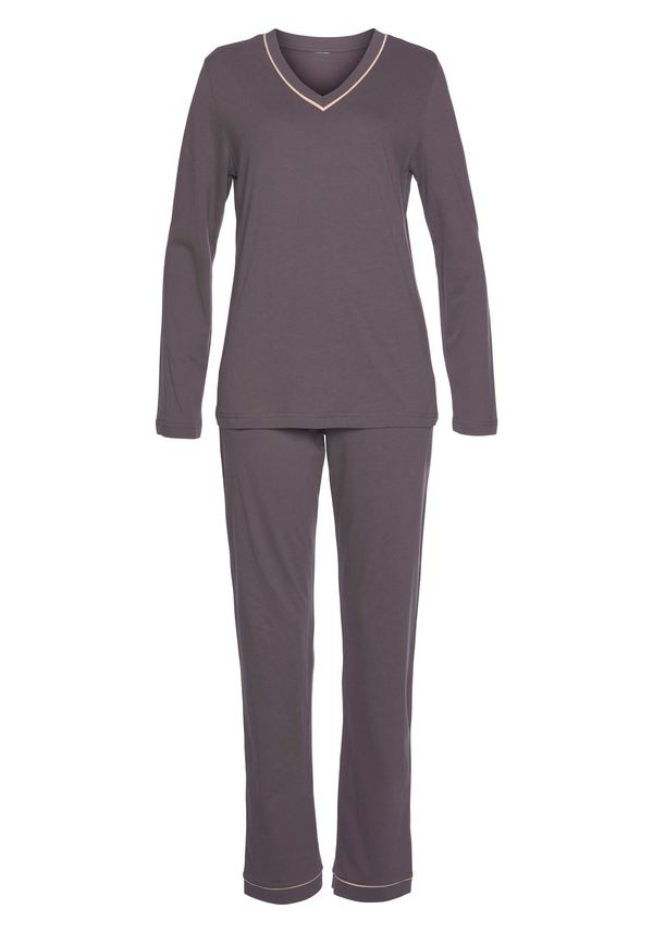 VIVANCE VIVANCE Пижама  антрацитно черно / пастелно розово