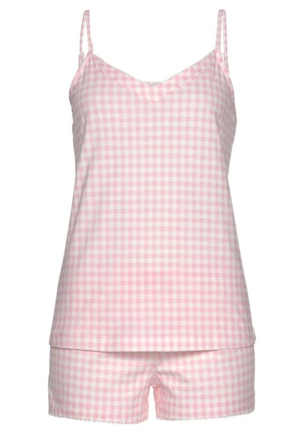 VIVANCE VIVANCE Пижама  бледорозово / бяло