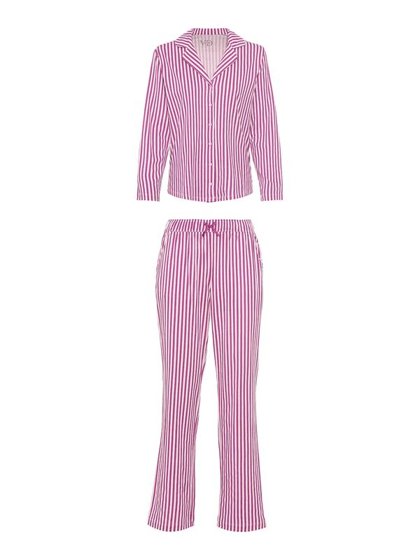 VIVANCE VIVANCE Пижама 'Dreams'  бледоморав / бяло