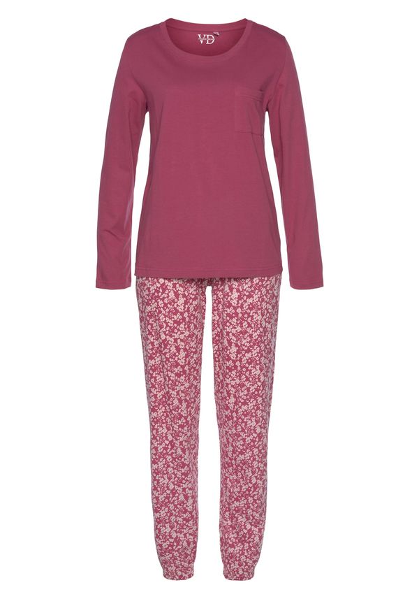 VIVANCE VIVANCE Пижама 'Dreams'  бледорозово / малина