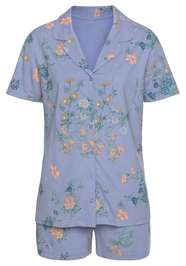 VIVANCE VIVANCE Пижама 'Dreams'  синьо / жълто / зелено / оранжево