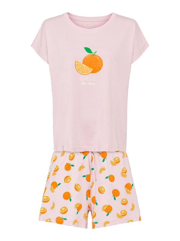VIVANCE VIVANCE Пижама  оранжево / пепел от рози