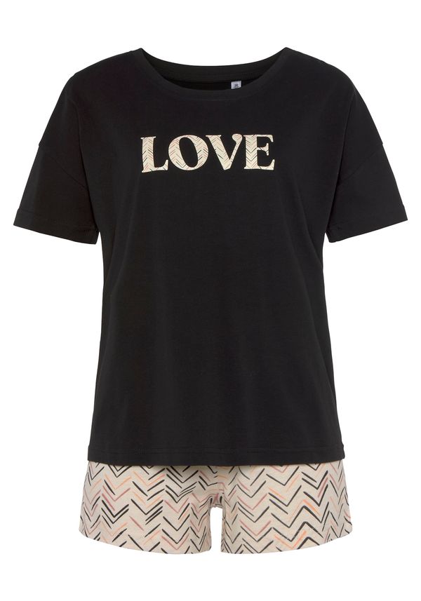 VIVANCE VIVANCE Шорти 'Dreams'  бежово / оранжево / черно