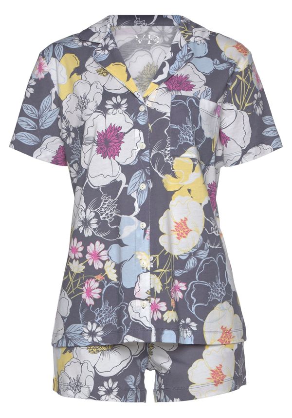 VIVANCE VIVANCE Шорти 'Dreams'  светлосиньо / светложълто / тъмносиво / мръсно бяло