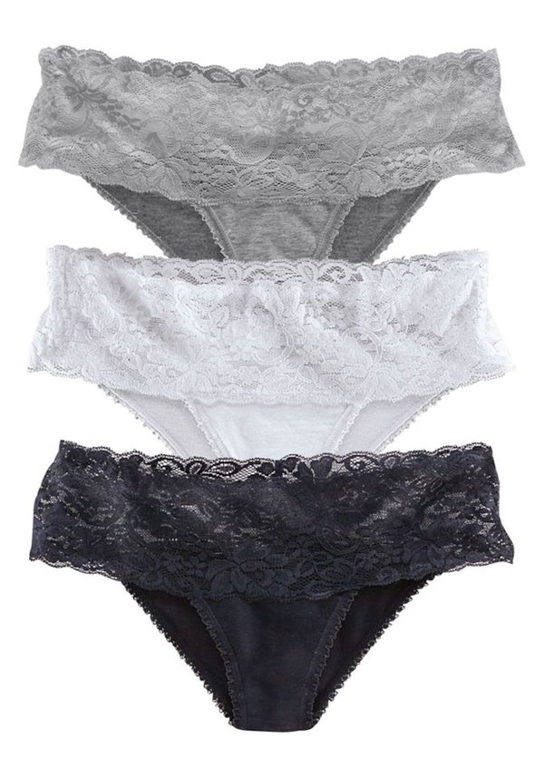 VIVANCE VIVANCE Слип  сиво / черно / бяло