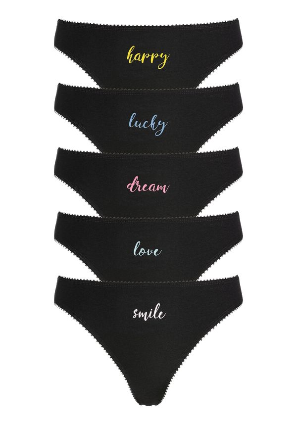 VIVANCE VIVANCE Стринг  пъстро / черно