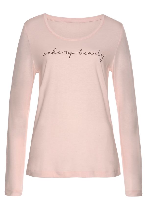 VIVANCE VIVANCE Тениска  бледорозово / черно