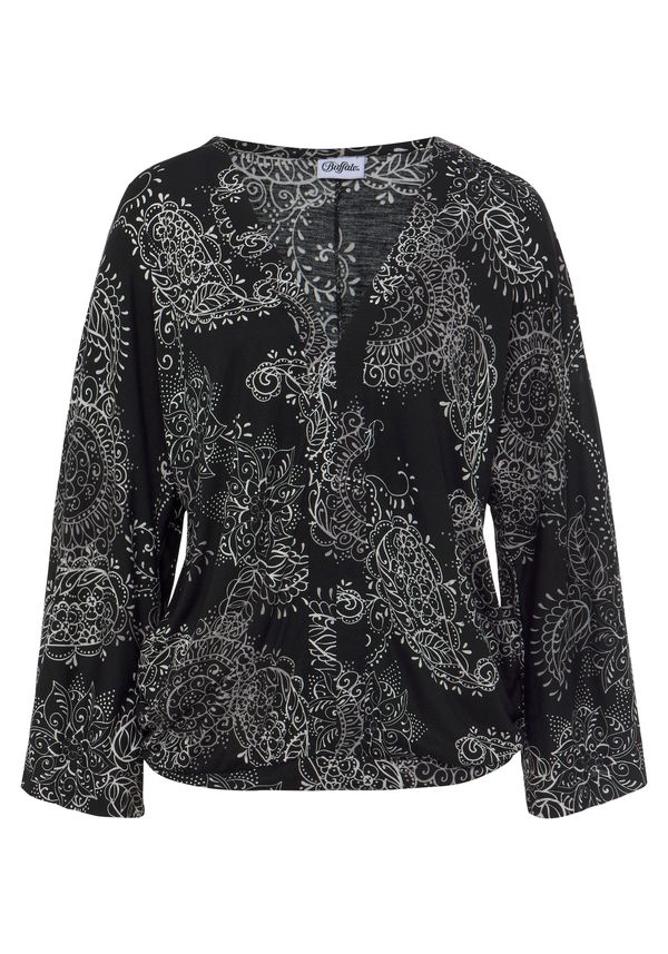 VIVANCE VIVANCE Тениска  черно / бяло