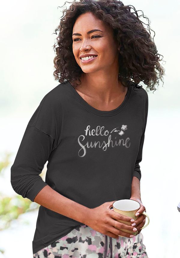 VIVANCE VIVANCE Тениска 'Dreams'  антрацитно черно