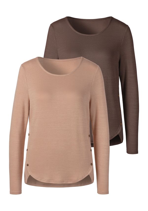 VIVANCE VIVANCE Тениска  кафяво