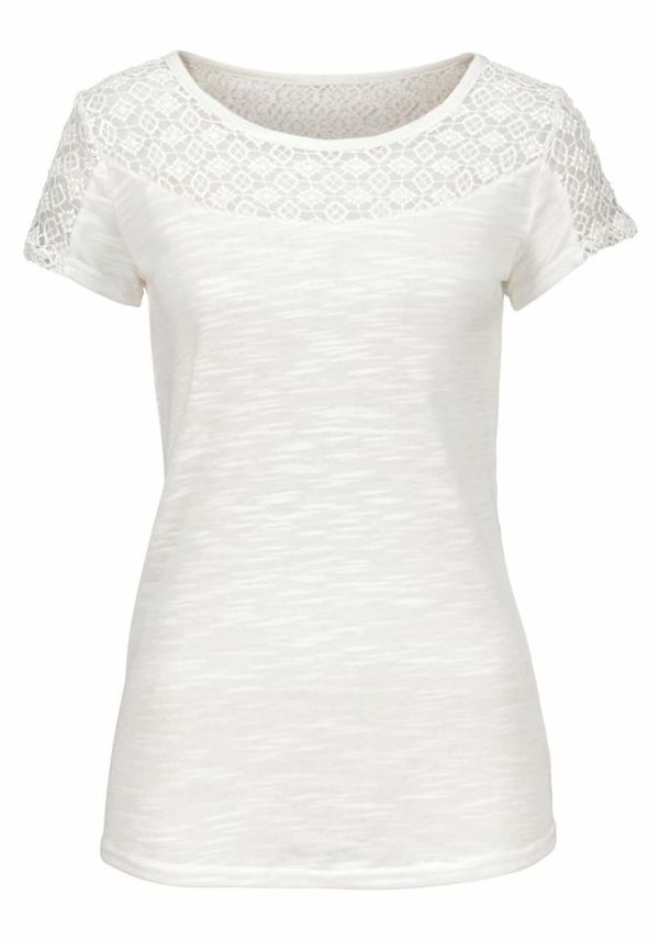 VIVANCE VIVANCE Тениска  кремаво