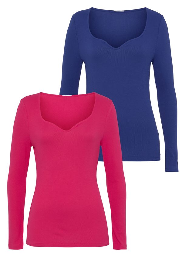 VIVANCE VIVANCE Тениска  синьо / розово