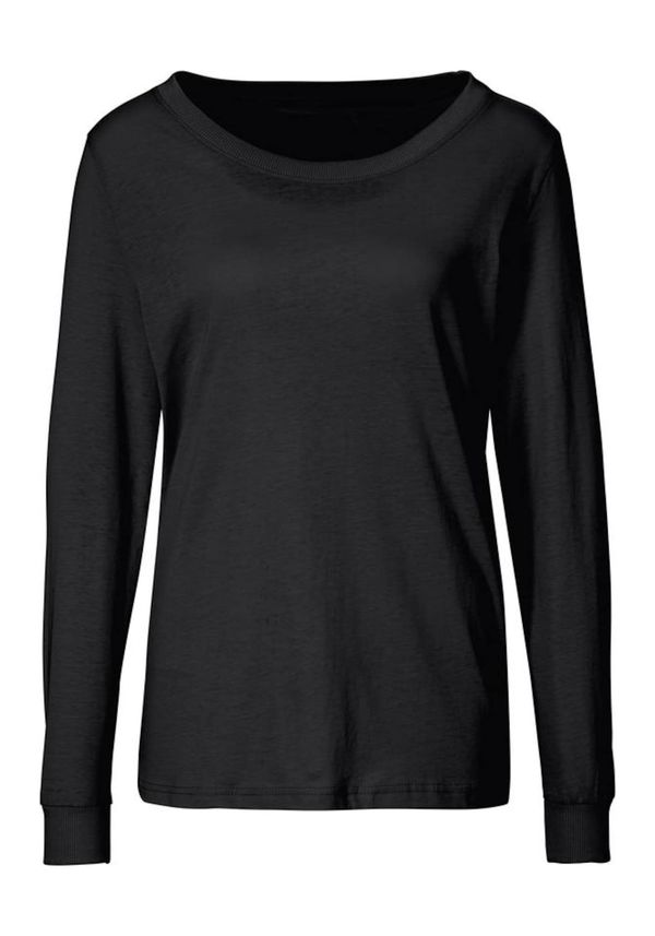 VIVANCE VIVANCE Тениска за спане  черно