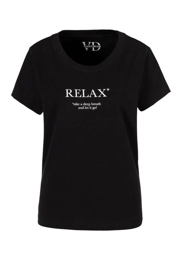 VIVANCE VIVANCE Тениска за спане  черно