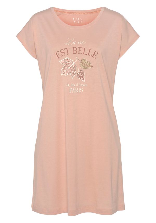 VIVANCE VIVANCE Тениска за спане  кайсия