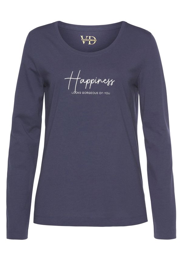 VIVANCE VIVANCE Тениска за спане  морскосиньо