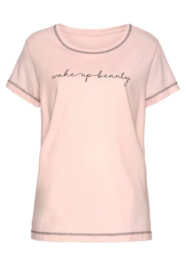 VIVANCE VIVANCE Тениска за спане  пуебло оранжево-кафяво / розе