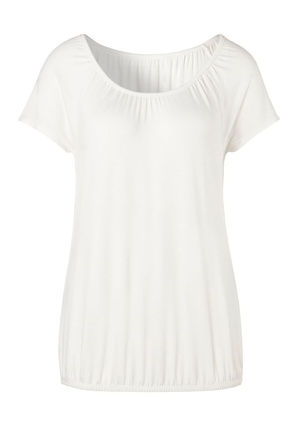 VIVANCE VIVANCE Тениска  зелено / бяло