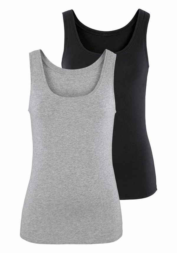 VIVANCE VIVANCE Топ  сиво / черно