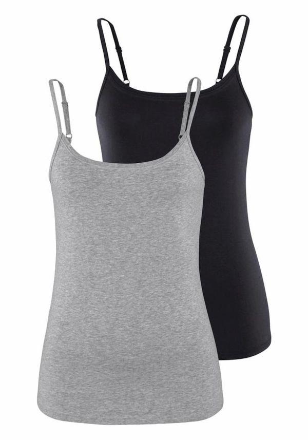 VIVANCE VIVANCE Топ  сиво / черно