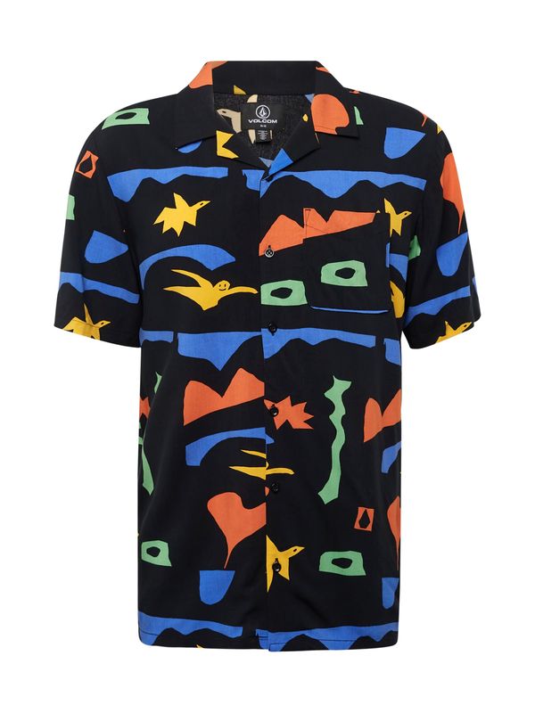Volcom Volcom Риза 'ARTHUR LONGO'  светлосиньо / светлозелено / оранжево / черно
