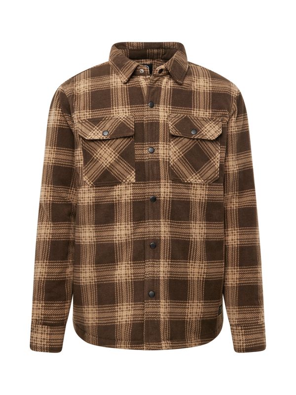 Volcom Volcom Риза  кафяво / светлокафяво