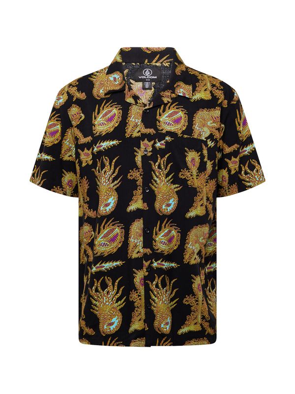 Volcom Volcom Риза 'TETSUNORI'  жълто / тъмнолилаво / черно / бяло