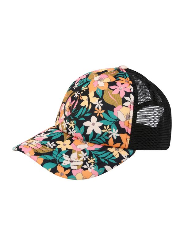 Volcom Volcom Шапка с козирка 'INTO PARADISE'  смарагдово зелено / оранжево / бледорозово / черно