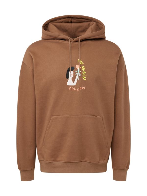 Volcom Volcom Суичър 'ARTHUR'  умбра / жълто / пастелно розово / черно