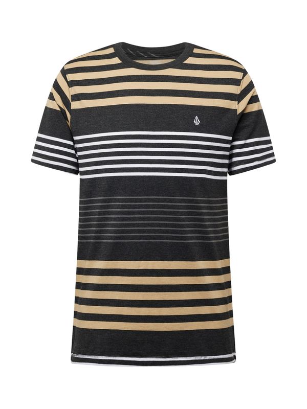 Volcom Volcom Тениска 'BEAMSTONE'  светложълто / сиво / черно