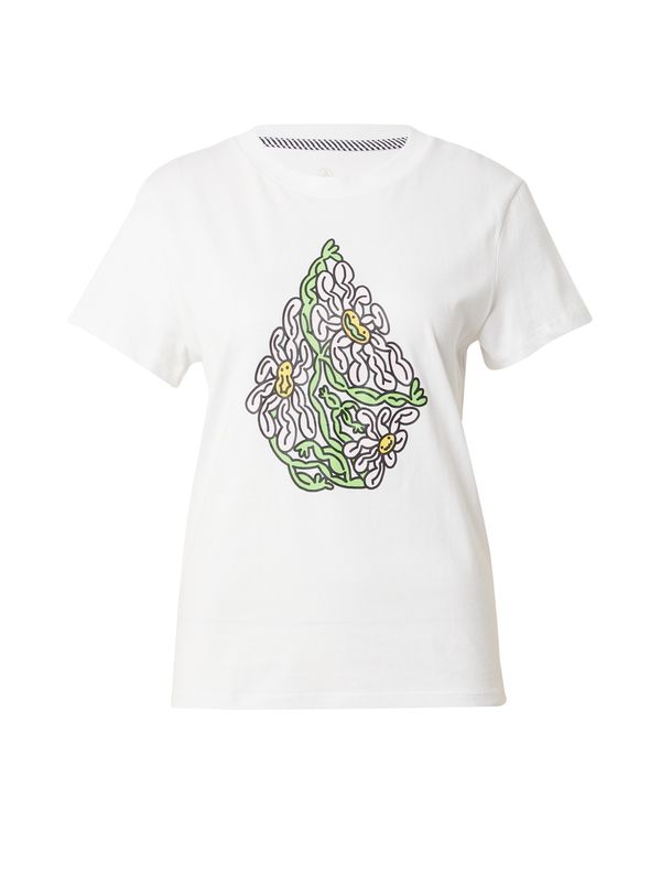 Volcom Volcom Тениска 'RADICAL DAZE'  светлозелено / бледорозово / черно / бяло