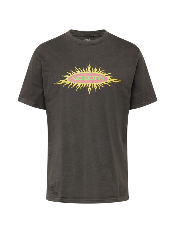 Volcom Volcom Тениска 'SUN'  жълто / светлозелено / сьомга / черно