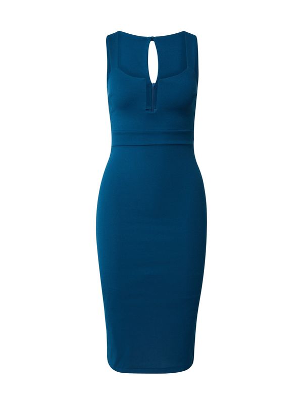 WAL G. WAL G. Рокля с права кройка 'BELLE '  петрол