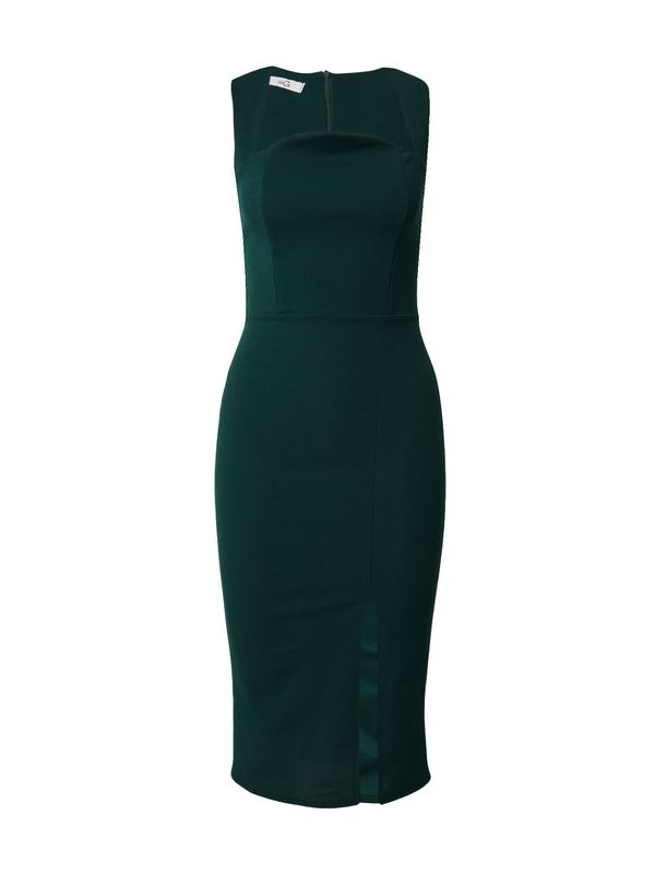 WAL G. WAL G. Рокля с права кройка 'BRODY'  тъмнозелено