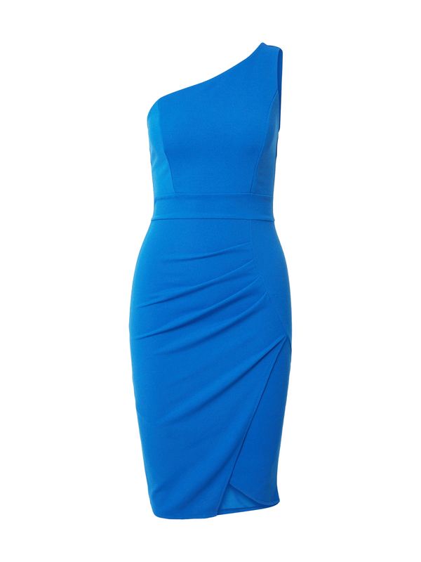 WAL G. WAL G. Рокля с права кройка 'HAYDEN'  кобалтово синьо