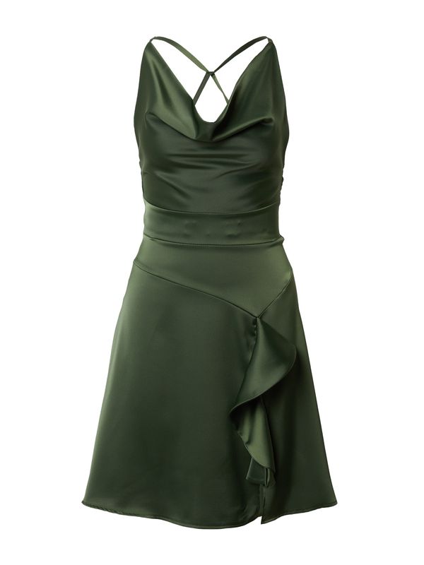 WAL G. WAL G. Рокля за коктейл 'AJA'  тъмнозелено