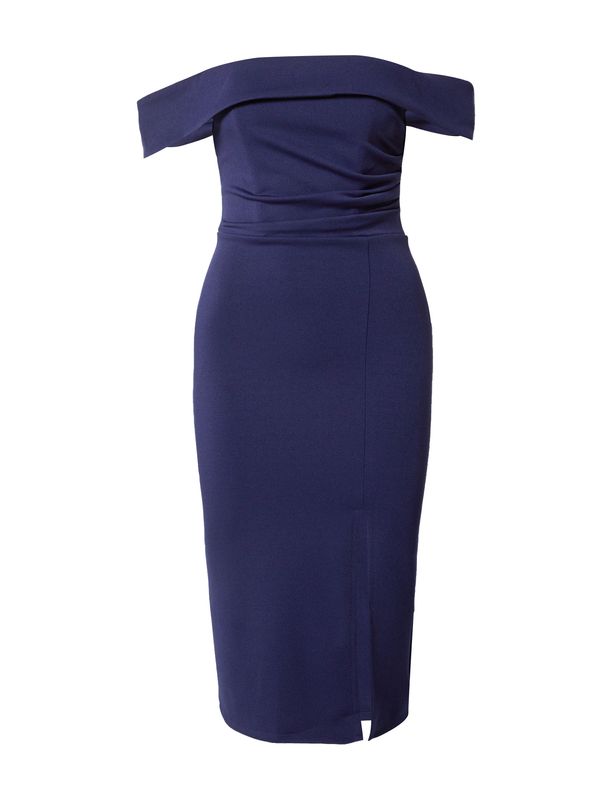 WAL G. WAL G. Рокля за коктейл 'ALEX'  нейви синьо