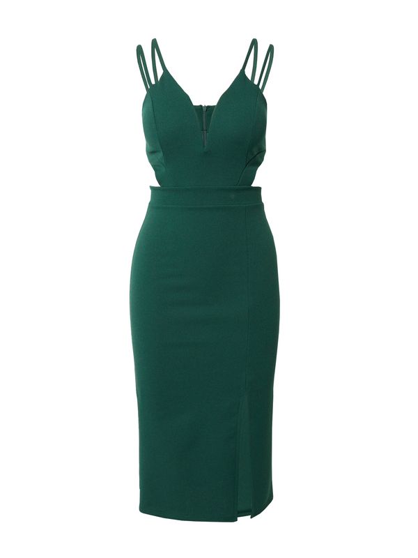 WAL G. WAL G. Рокля за коктейл 'ANAIS'  тъмнозелено