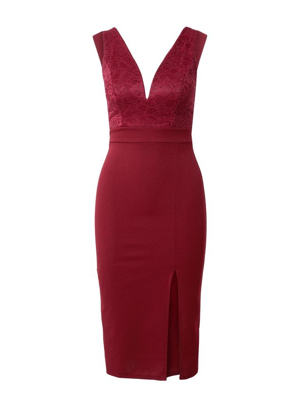 WAL G. WAL G. Рокля за коктейл 'CELIA'  карминено червено