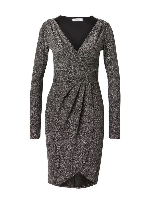 WAL G. WAL G. Рокля за коктейл 'CHRISSY'  сребърно