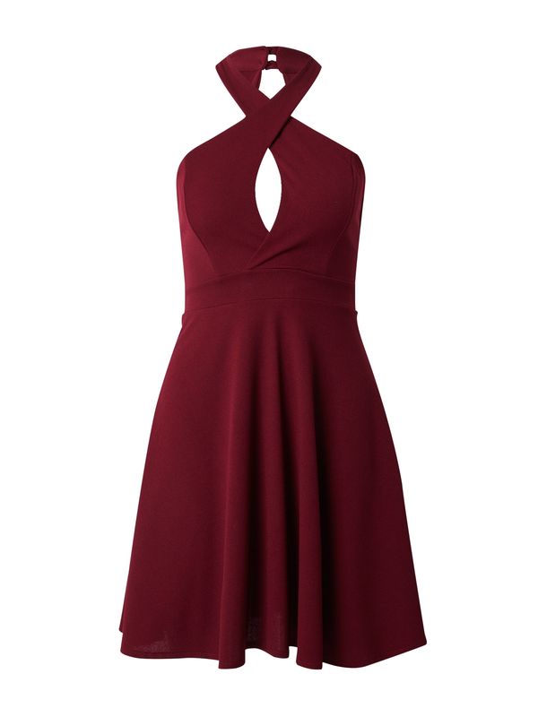 WAL G. WAL G. Рокля за коктейл 'OFRI'  винено червено