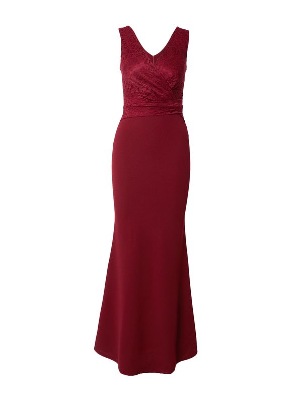 WAL G. WAL G. Вечерна рокля 'BONNIE'  винено червено