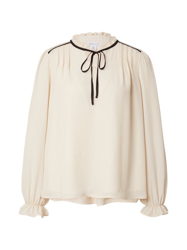 Wallis Wallis Блуза  слонова кост / черно