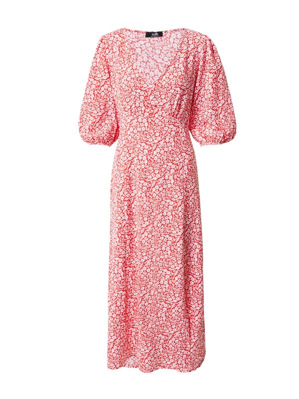 Wallis Wallis Рокля 'Ditsy'  червено / бяло