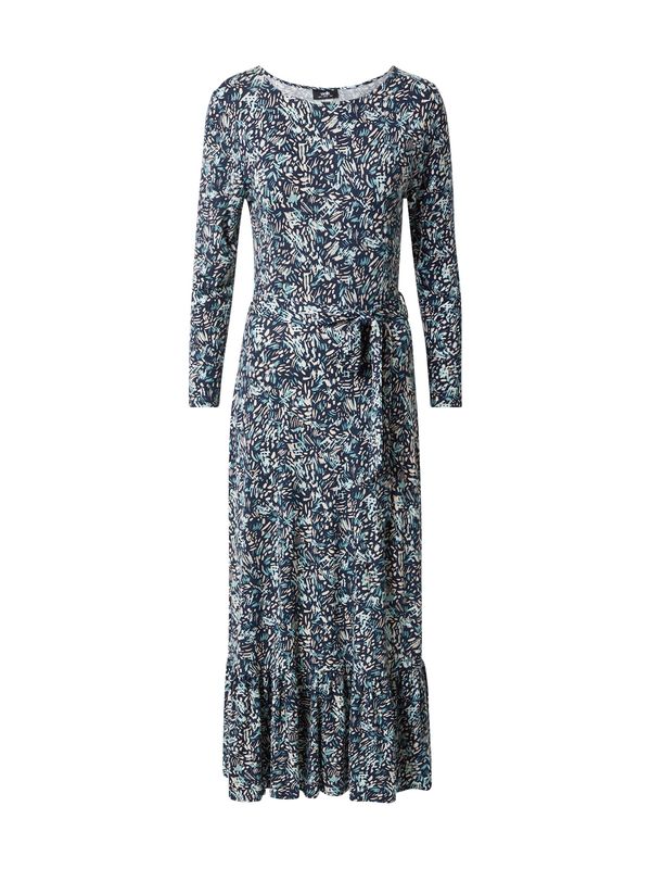 Wallis Wallis Рокля  кремаво / нейви синьо / светлосиньо