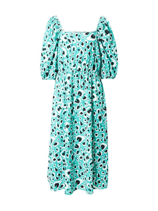 Wallis Wallis Рокля  нефритено зелено / черно / бяло