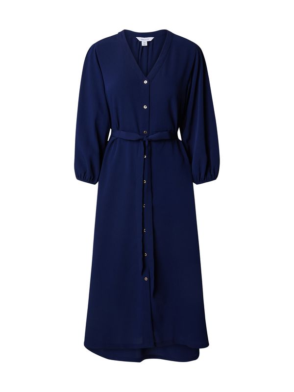 Wallis Wallis Рокля тип риза  нейви синьо