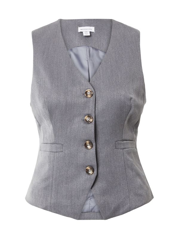 Warehouse Warehouse Мъжка елек за костюм  сив меланж